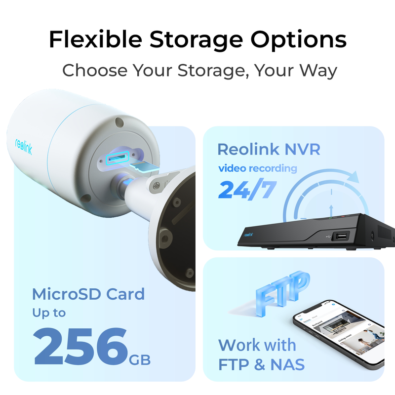 Reolink CX810 PoE Cam Outdoor 4K ColorX Night Vision White - 3022173