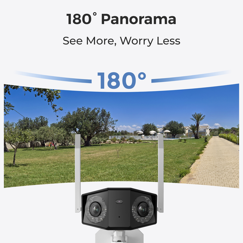 Reolink Duo 2 WiFi (W730) 4K Outdoor Cam 180° View White - 3022267