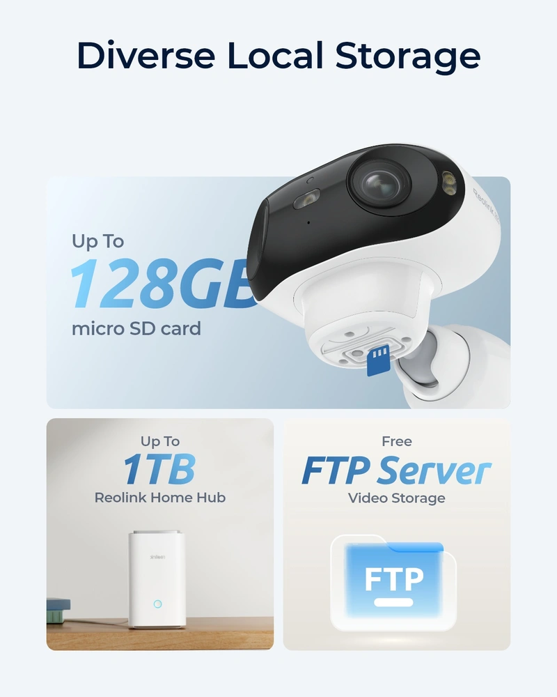 Reolink Argus 4 Pro Outdoor Cam 4K Color Vision White - 3022360