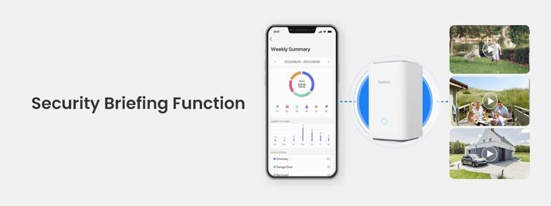Reolink Home Hub with 2xArgus 3E Battery Cam Outdoor/Indoor White - 3022425