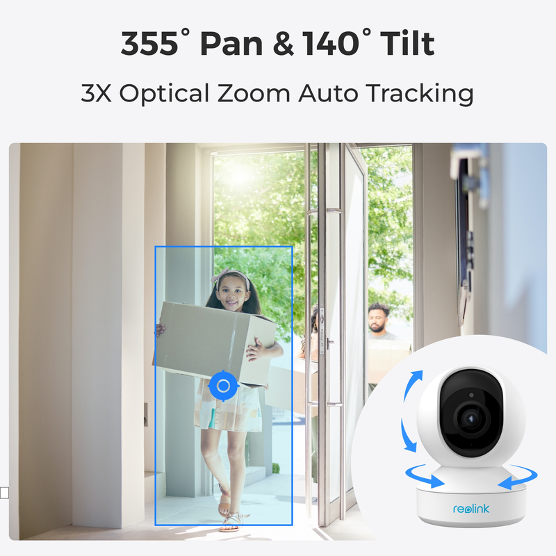 Reolink E1 Zoom (E340-8MP) Smart PTZ WiFi Indoor Cam White - 3022531
