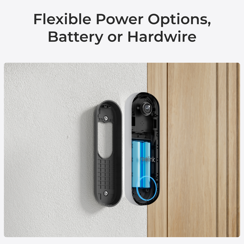 Reolink Video Doorbell (Battery) Smart 2K Wi-Fi White - 3022632