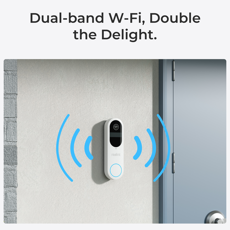 Reolink Video Doorbell (Battery) Smart 2K Wi-Fi White - 3022632