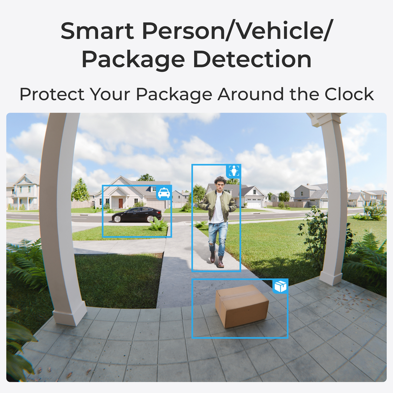 Reolink Video Doorbell (Battery) Smart 2K Wi-Fi White - 3022632