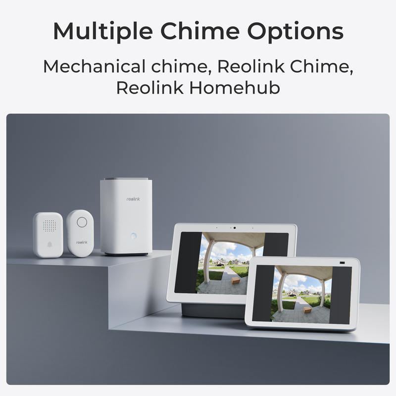 Reolink Video Doorbell (Battery) Smart 2K Wi-Fi White - 3022632