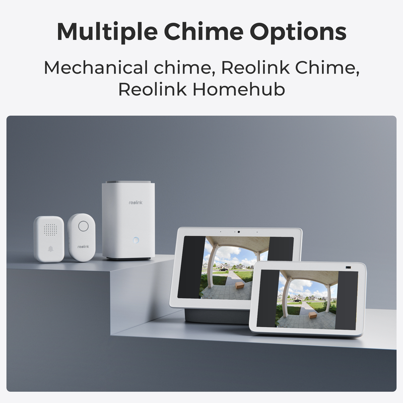 Reolink Video Doorbell (Battery) Smart 2K Wi-Fi Black - 3022634