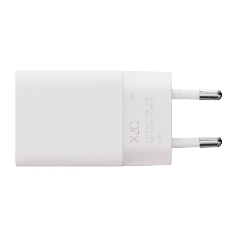 X2O 12W Home Charger USB-A White - 3401000
