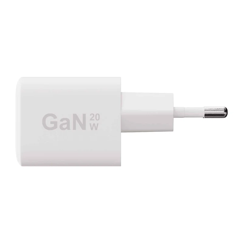 X2O 20W Home Charger Set USB-C w. 1.2m cable GaN White - 3401003