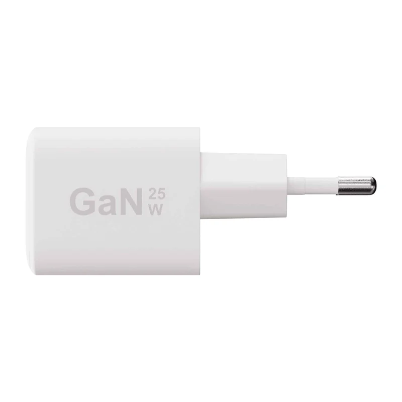 X2O 25W Home Charger Set USB-C w. 1.2m cable GaN White - 3401006