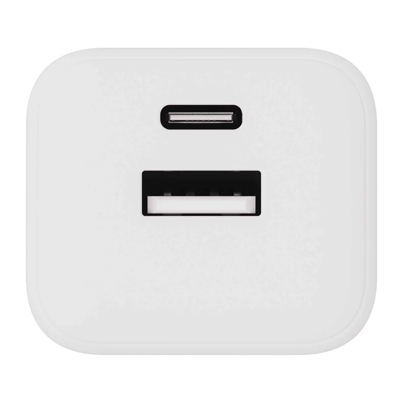 X2O 35W Dual Home Charger Set USB-C/A w. 1.2m cable GaN White - 3401008