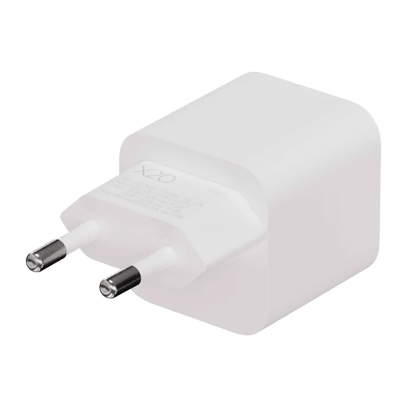 X2O 45W Dual Home Charger USB-C/C GaN White - 3401009