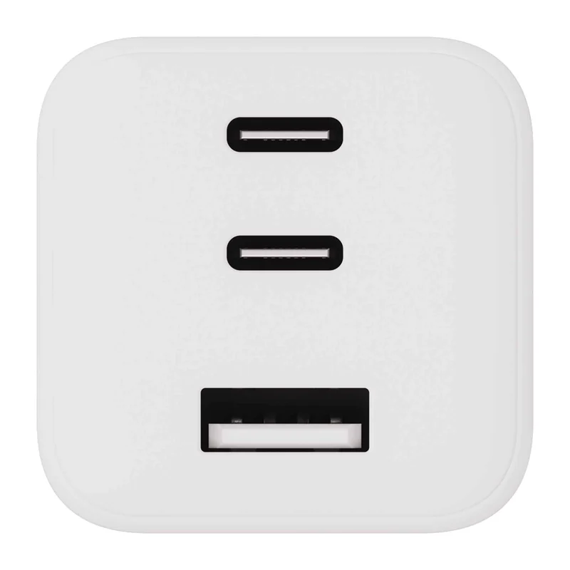 X2O 65W Tripple Home Charger USB-C/C/A GaN White - 3401010