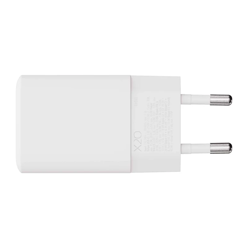X2O 65W Tripple Home Charger USB-C/C/A GaN White - 3401010