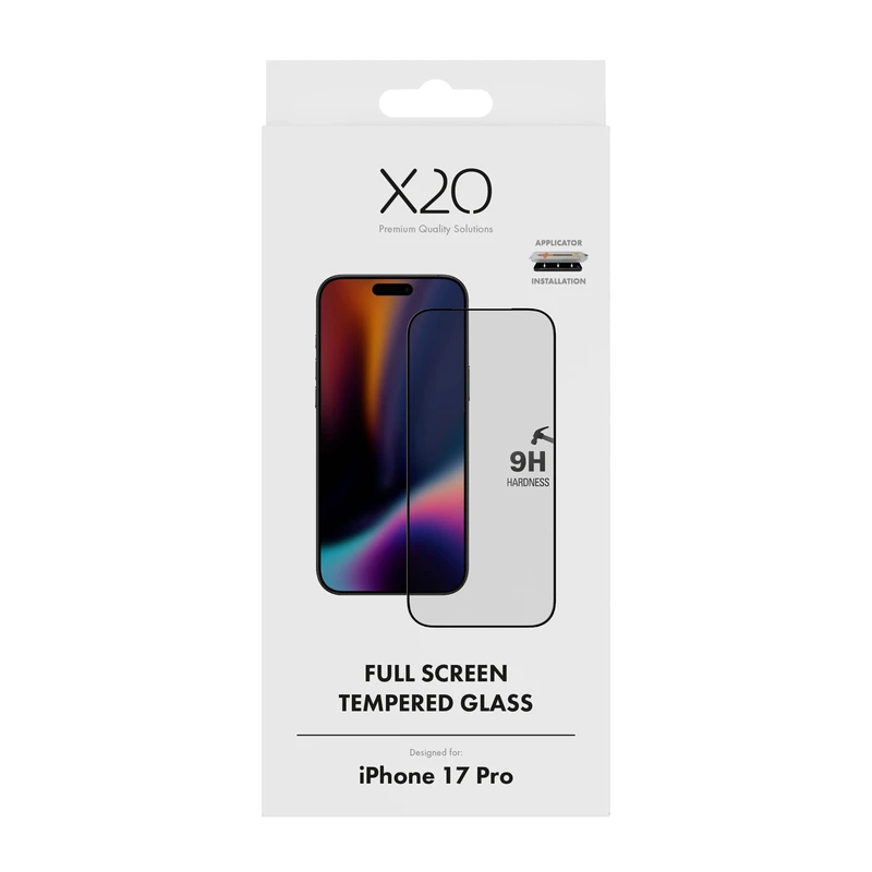 X2O Full Screen Tempered Glass Apple iPhone 17 Pro - 3410010