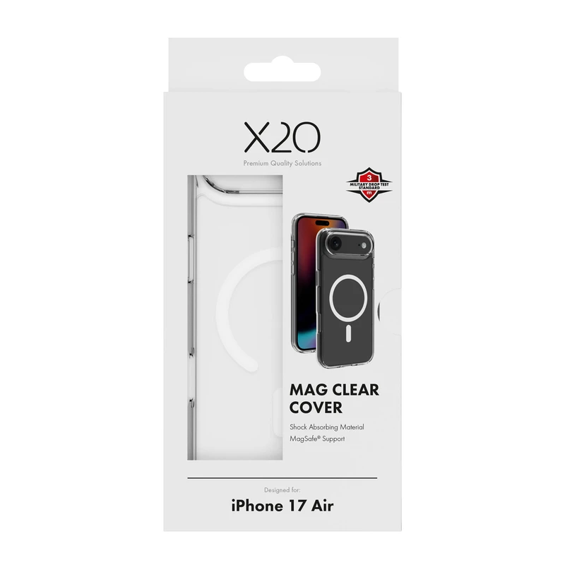 X2O Mag Clear Cover Apple iPhone Air Transparent - 3410023