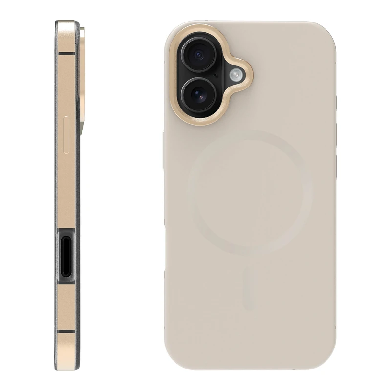 X2O Mag Metal Cover Apple iPhone 17 Beige/Gold - 3410030
