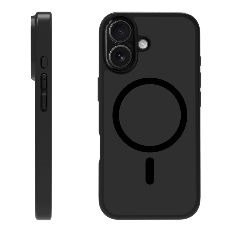 X2O Mag Frosted Cover Apple iPhone 17 Semi-Transparent/Black - 3410031