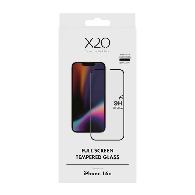 X2O Full-Screen Tempered Glass Apple iPhone 17e/16e - 3410038