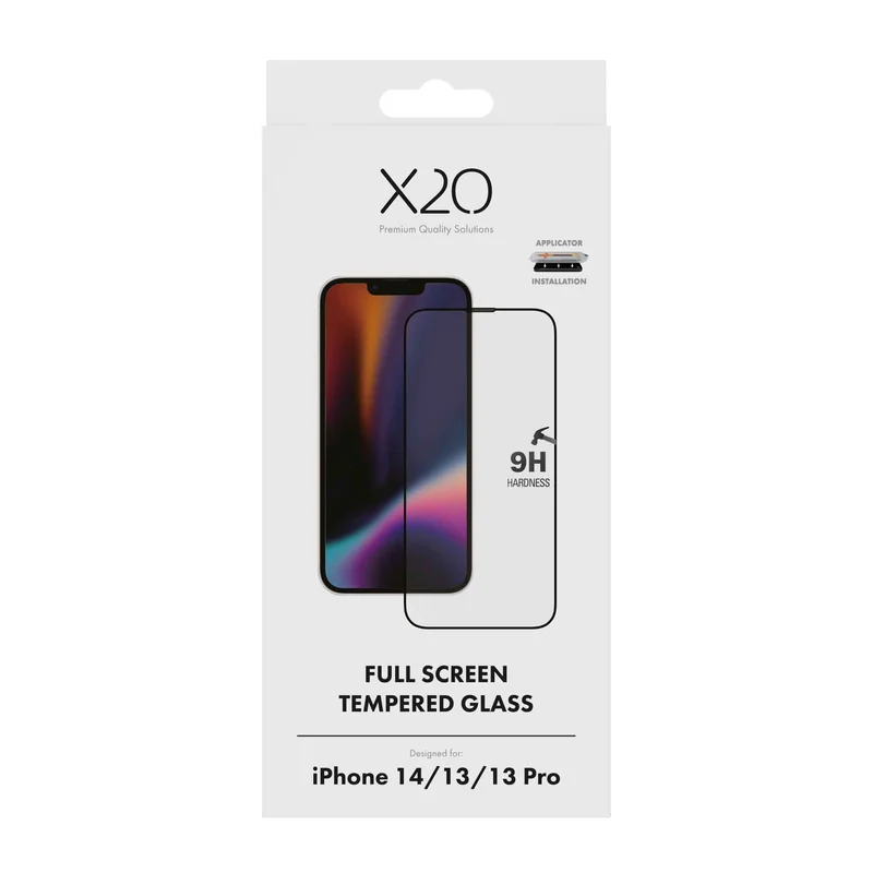 X2O Full Screen Tempered Glass Apple iPhone 14/13/13 Pro - 3410042