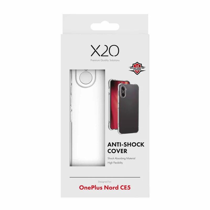 X2O Anti-Shock Cover OnePlus Nord CE5 Transparent - 3410057