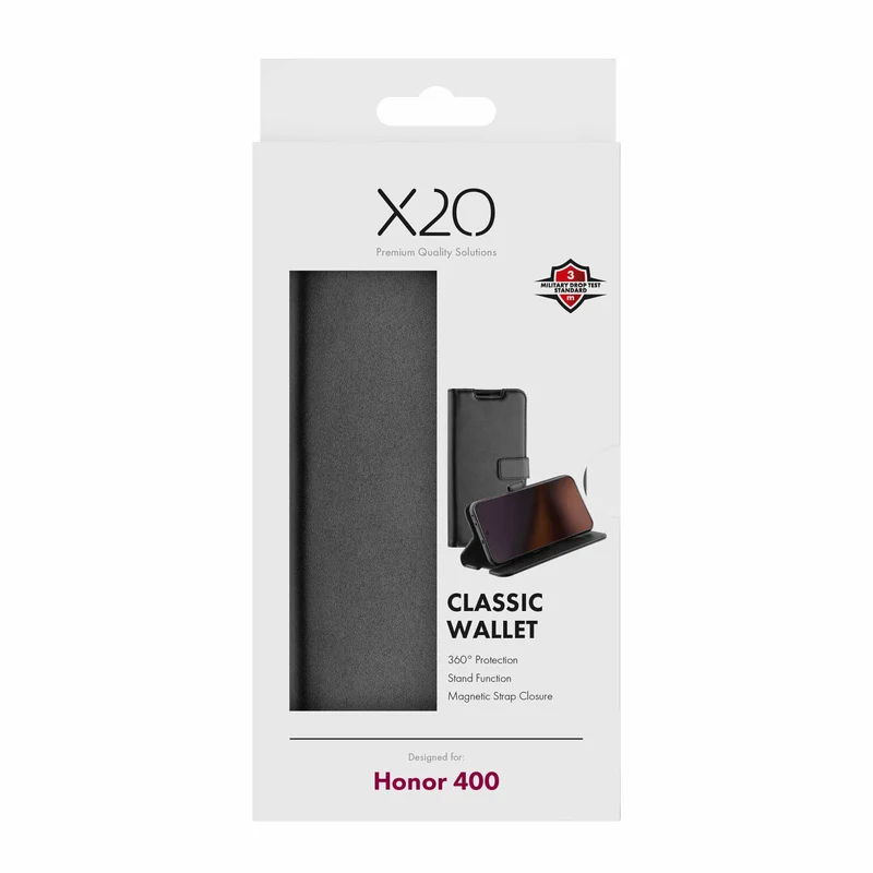 X2O Classic Wallet Honor 400 Black - 3410072