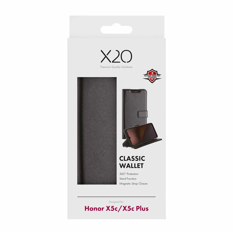 X2O Classic Wallet Honor X5c Plus Black - 3410084