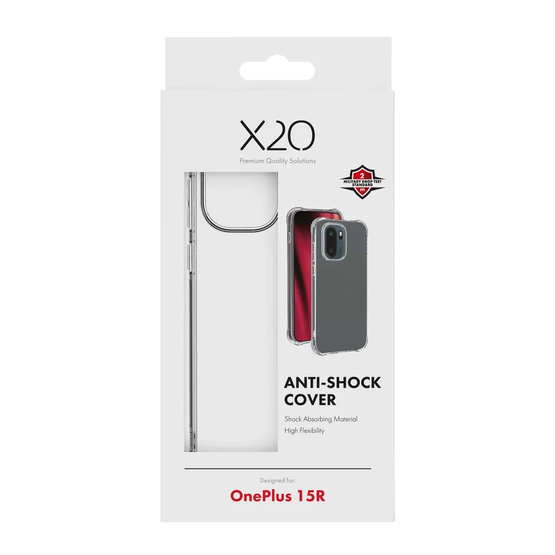 X2O Anti-Shock Cover OnePlus 15R Clear - 3410107