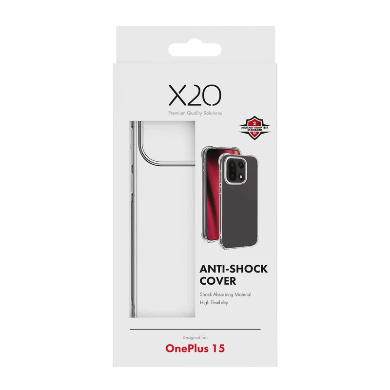 X2O Anti-Shock Cover OnePlus 15 Clear - 3410108