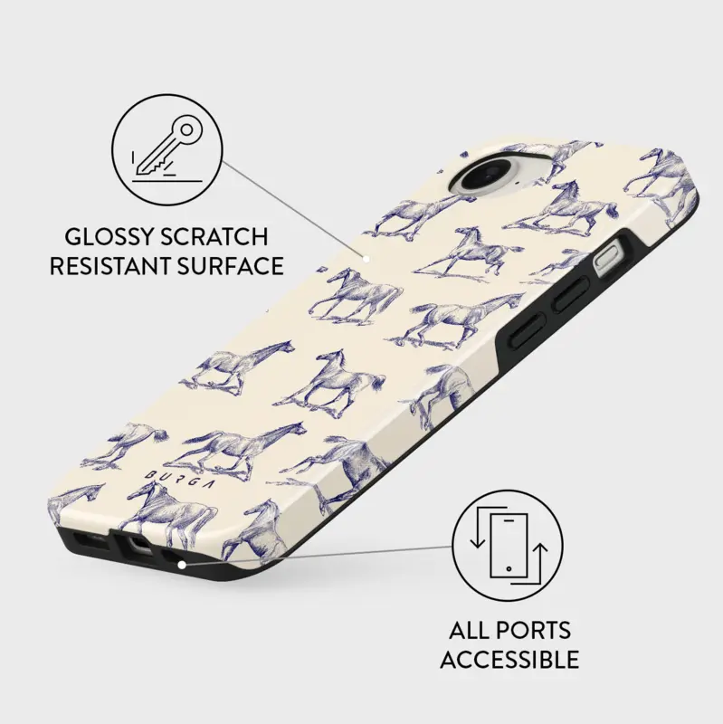 Burga Derby Race - Apple iPhone 17e/16e Tough Case - 4103633