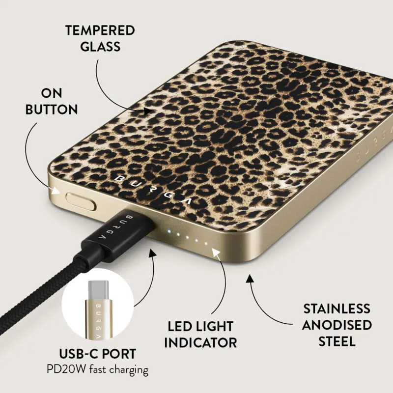 Burga Player - MagSafe Power Bank 5000 mAh Gold - 4108185