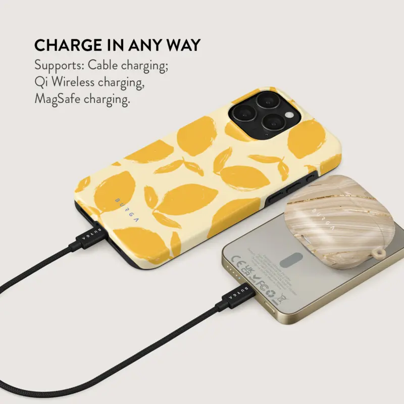 Burga Lemon Tart - MagSafe Power Bank 5000 mAh Gold - 4108263