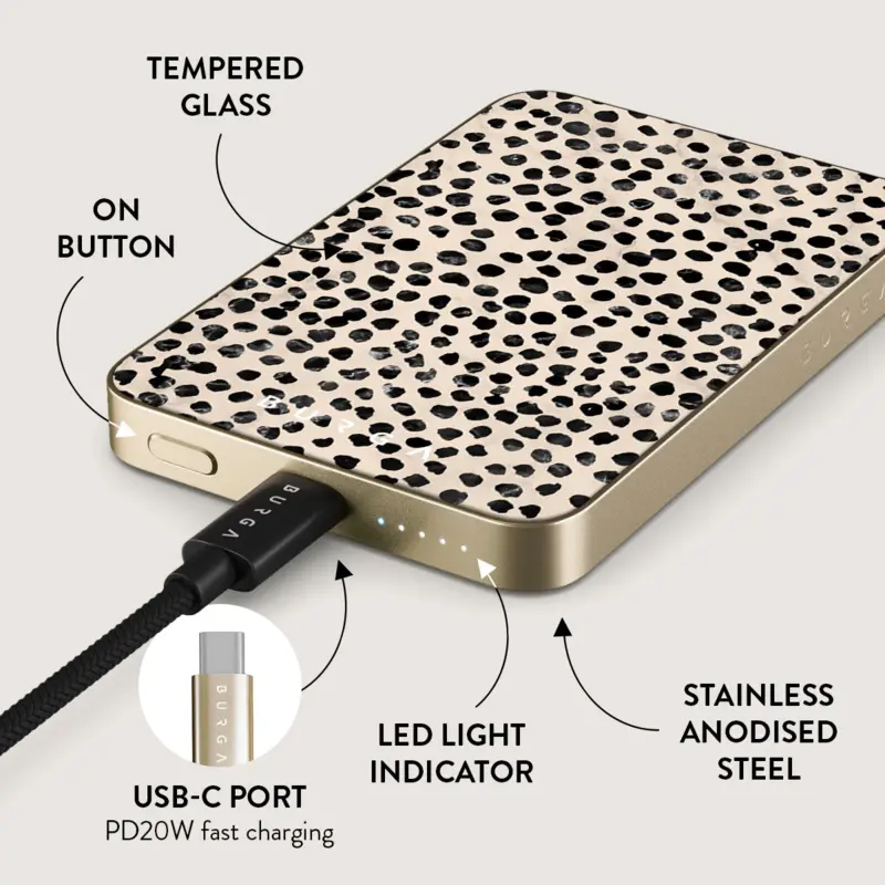 Burga Almond Latte - MagSafe Power Bank 5000 mAh Gold - 4108377