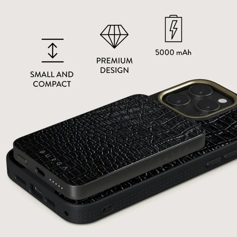 Burga Reaper's Touch - MagSafe Power Bank 5000 mAh Gunmetal - 4108754