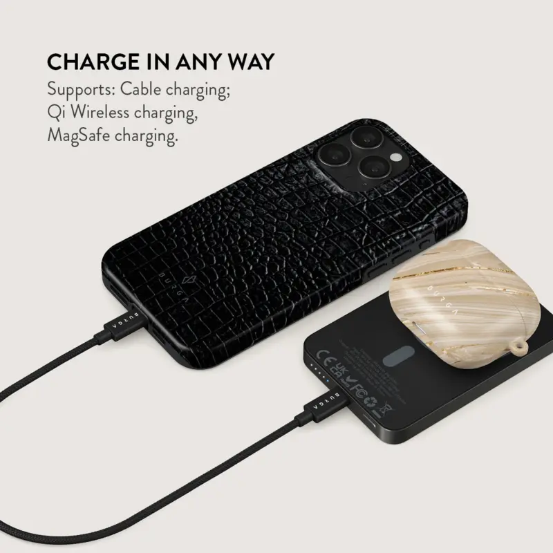 Burga Reaper's Touch - MagSafe Power Bank 5000 mAh Gunmetal - 4108754