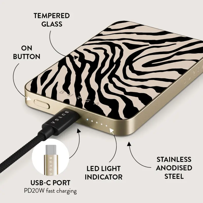Burga Imperial - MagSafe Power Bank 5000 mAh Gold - 4108769
