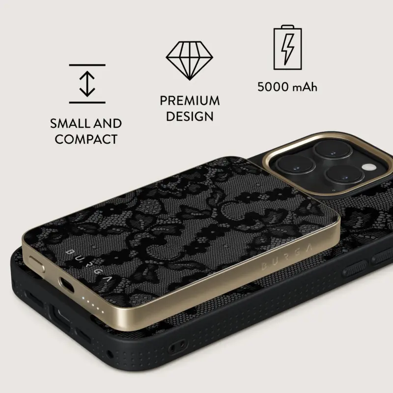 Burga Magnetic - MagSafe Power Bank 5000 mAh Gold - 4108799