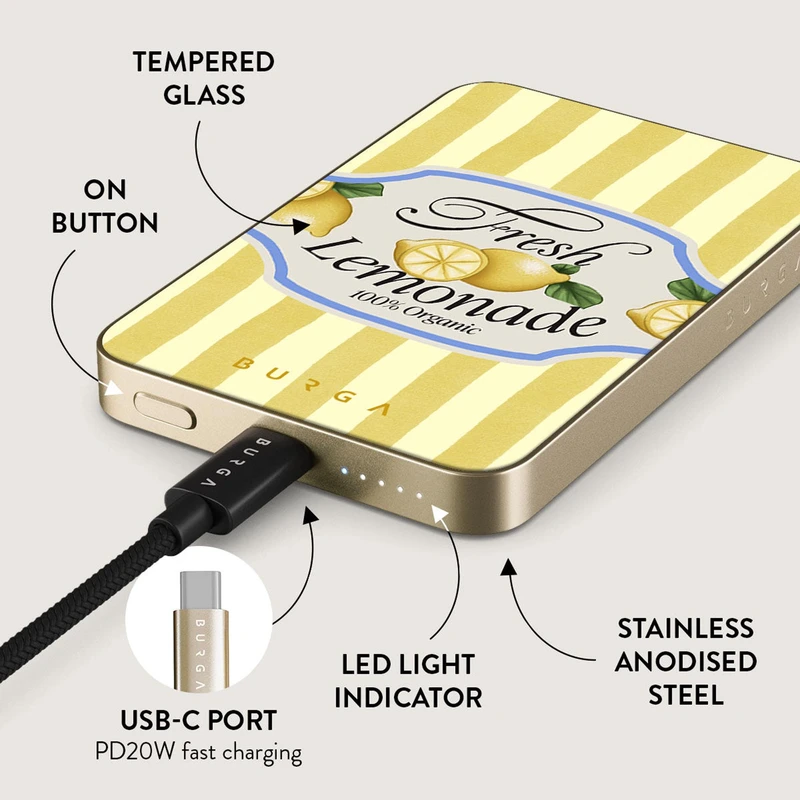 Burga Frizzante - MagSafe Power Bank 5000 mAh Gold - 4135746