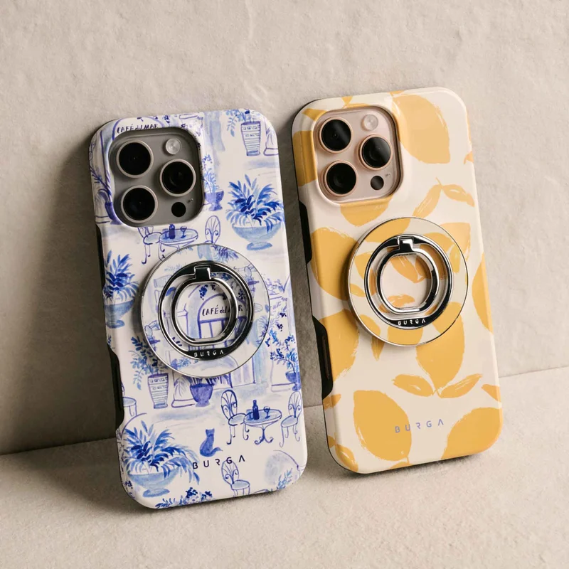 Burga Lemon Tart - Magnetic Ring Holder Gold - 4153253