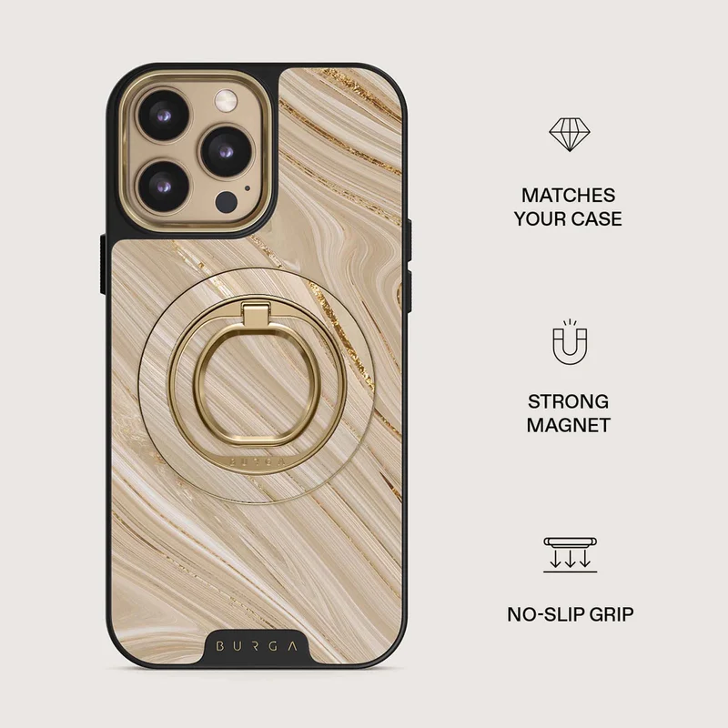 Burga Full Glam - Magnetic Ring Holder Gold - 4153337