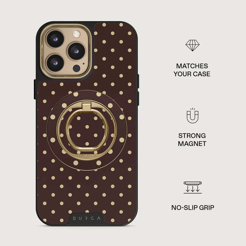 Burga Sorry Busy - Magnetic Ring Holder Gold - 4153535