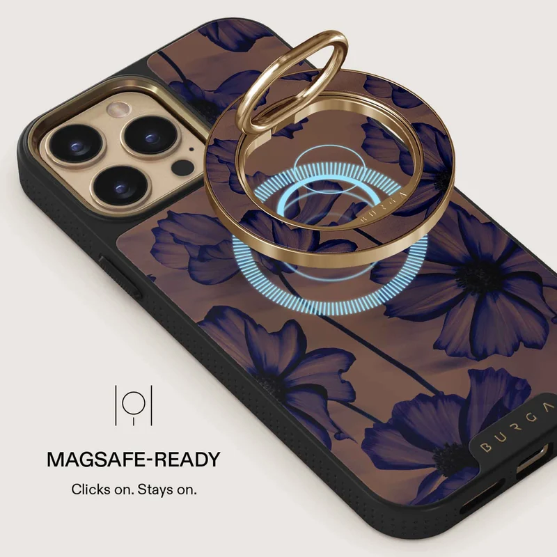 Burga Velvet Night - Magnetic Ring Holder Gold - 4153549