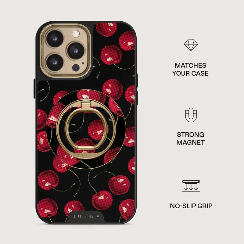 Burga Cherrybomb - Magnetic Ring Holder Gold - 4153557