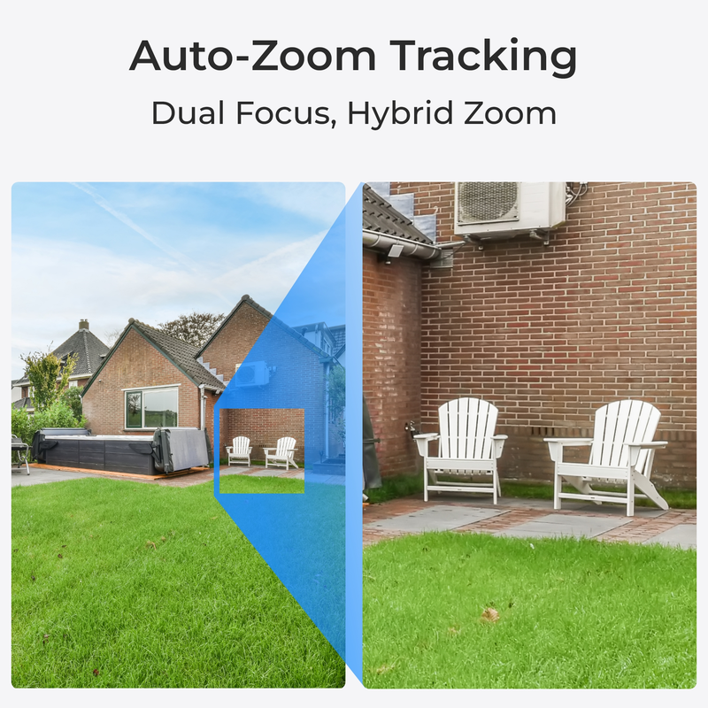 Reolink TrackMix PoE (P760) 4K Outdoor Cam Dual View White - 5398208