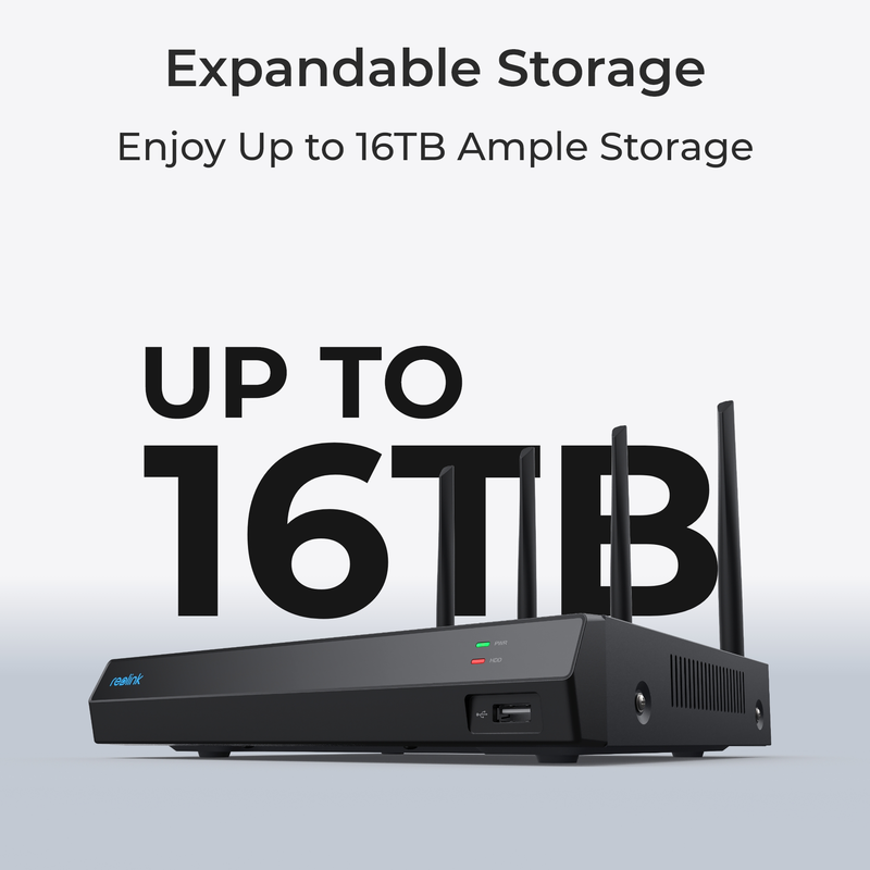 Reolink NVS12-8MB4W (RLK12-800WB4) Cam System White - 5398335