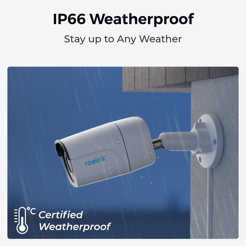 Reolink P320 (RLC-510A) PoE IP Outdoor Cam White - 5398373