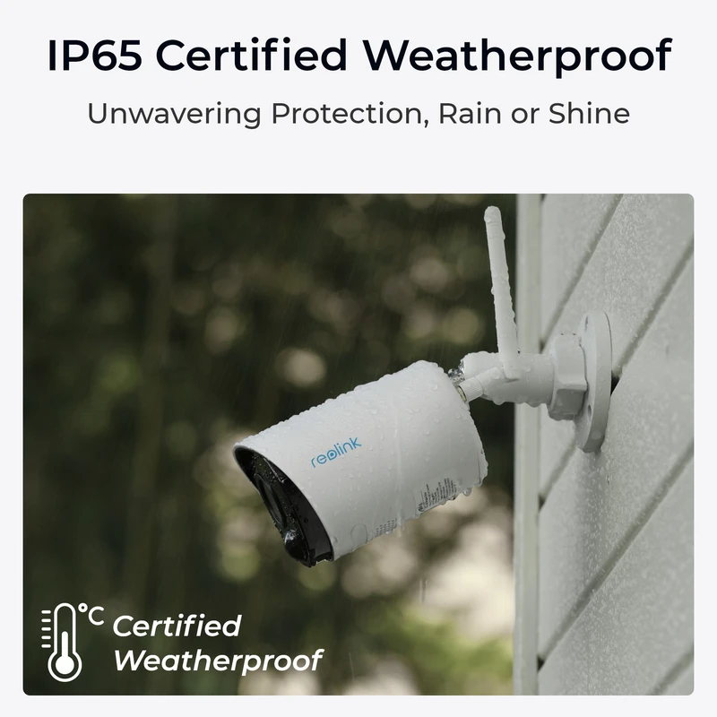 Reolink Argus Eco (B320) Outdoor Battery Wi-Fi Cam White - 5398773