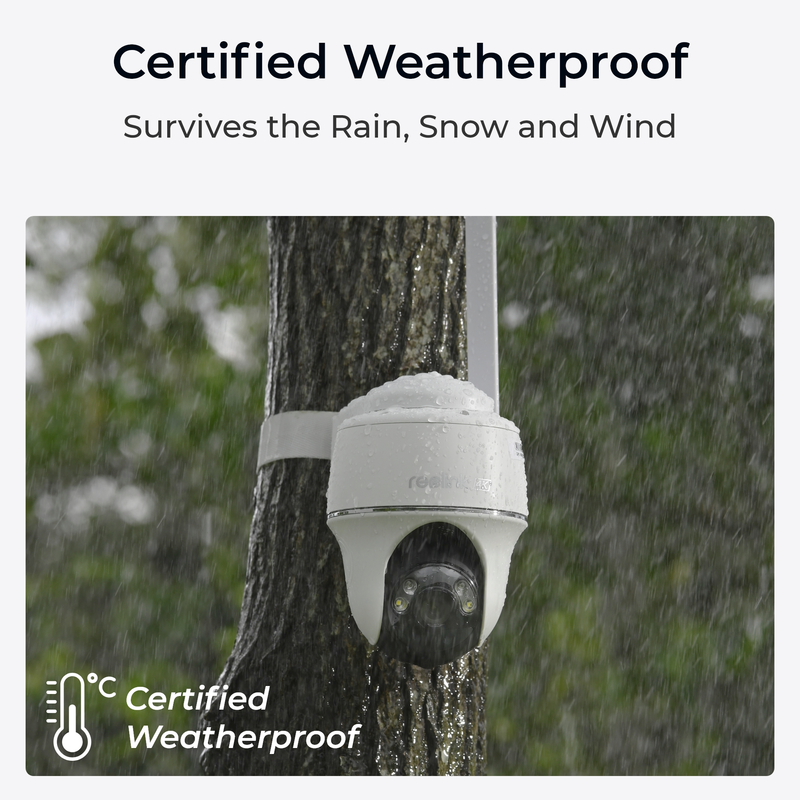 Reolink Go PT Ultra (G440) 4K Outdoor Battery Cam 4G LTE PT White - 5398776