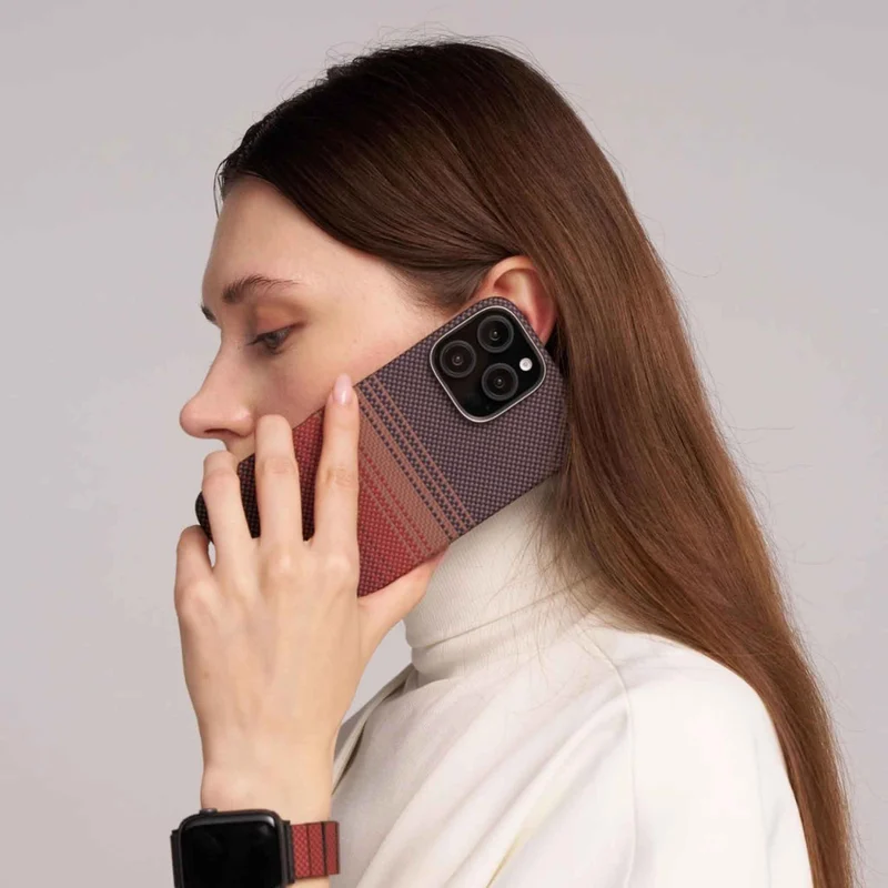 Pitaka Edge MagSafe Case iPhone 16 Pro Sunset - 5436766