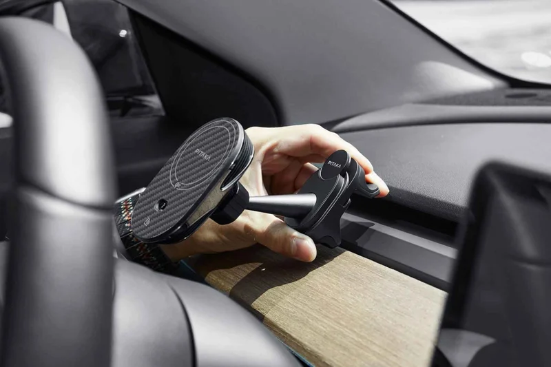 Pitaka MagEZ Pro 2 Tesla Car Mount MagSafe Qi2 Black/Grey - 5541559