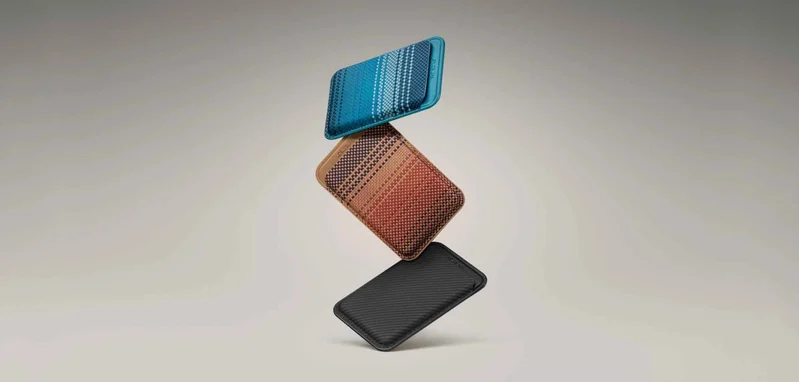 Pitaka MagSafe Woven Card Wallet Moonrise - 5541763